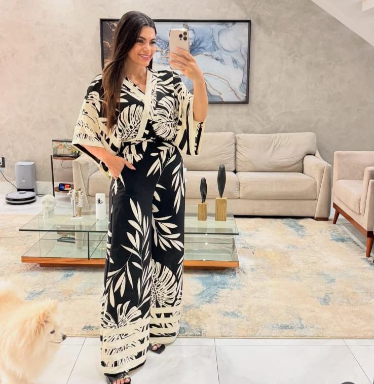 Enterizo "Amazonas Luxe" | Mono Largo de Corte Kimono